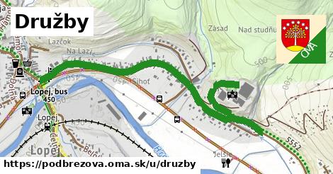 Družby, Podbrezová