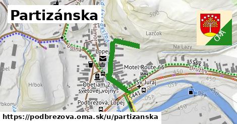 Partizánska, Podbrezová