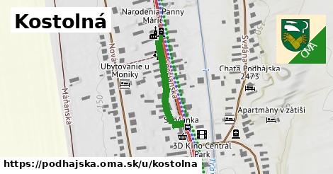 Kostolná, Podhájska