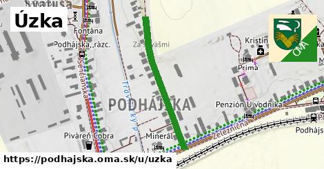 Úzka, Podhájska