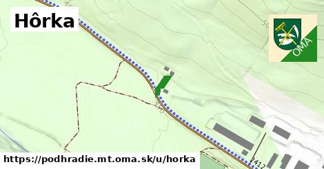 ilustrácia k Hôrka, Podhradie, okres MT - 50 m
