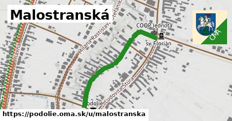 Malostranská, Podolie