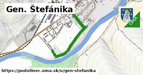 ilustrácia k Gen. Štefánika, Podolínec - 0,76 km