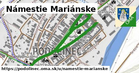 ilustrácia k Námestie Mariánske, Podolínec - 0,86 km