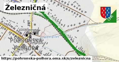 ilustrácia k Železničná, Pohronská Polhora - 445 m