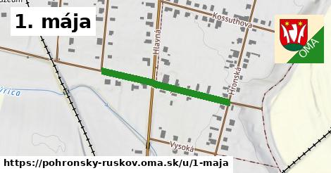 1. mája, Pohronský Ruskov