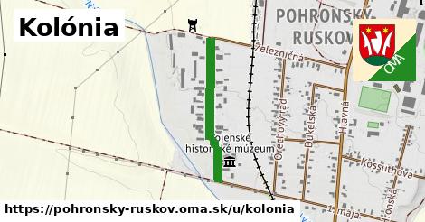 Kolónia, Pohronský Ruskov