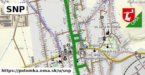 ilustrácia k SNP, Polomka - 2,3 km