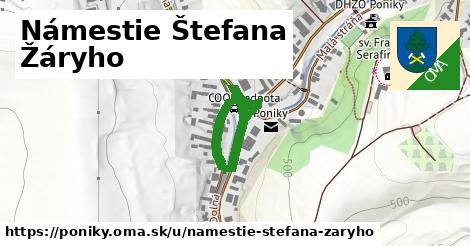 Námestie Štefana Žáryho, Poniky