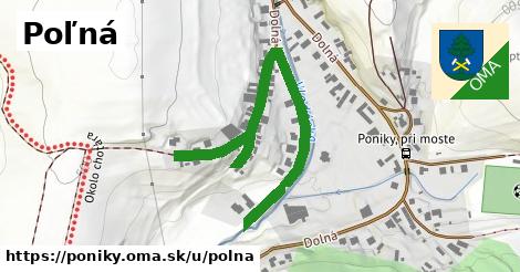 ilustrácia k Poľná, Poniky - 592 m