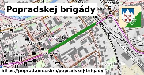 Popradskej brigády, Poprad