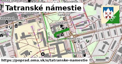 Tatranské námestie, Poprad