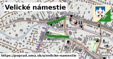 Velické námestie, Poprad