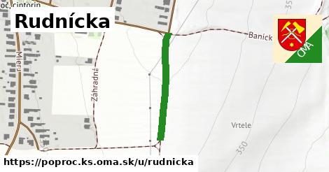 Rudnícka, Poproč, okres KS