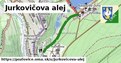 ilustrácia k Jurkovičova alej, Pozlovice - 654 m