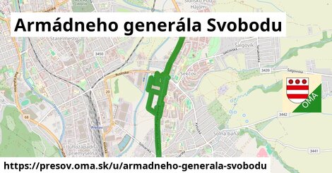 Armádneho generála Svobodu, Prešov