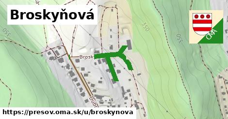 ilustrácia k Broskyňová, Prešov - 271 m