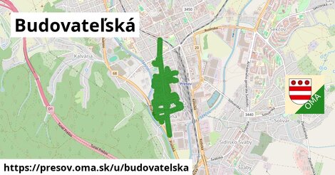 ilustrácia k Budovateľská, Prešov - 7,0 km
