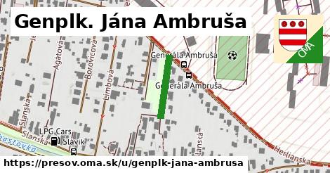 Genplk. Jána Ambruša, Prešov