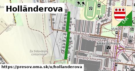 ilustrácia k Holländerova, Prešov - 258 m