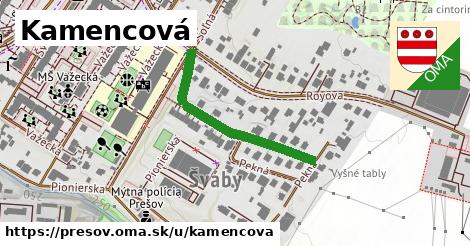 ilustrácia k Kamencová, Prešov - 315 m