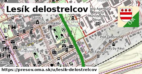 Lesík delostrelcov, Prešov