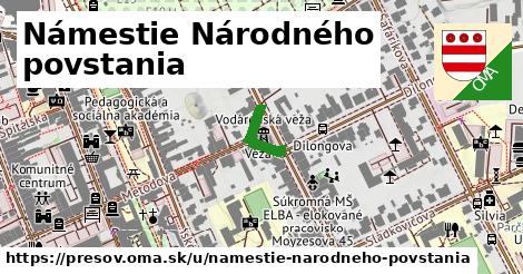 Námestie Národného povstania, Prešov