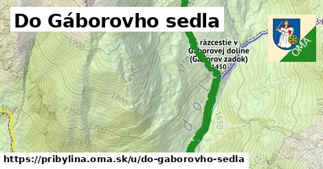ilustrácia k Do Gáborovho sedla, Pribylina - 2,5 km