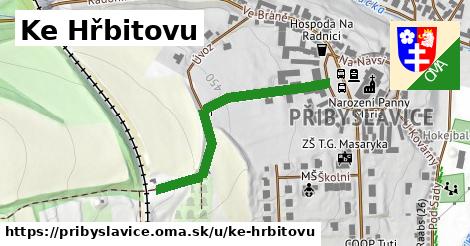 ilustrácia k Ke Hřbitovu, Přibyslavice - 385 m