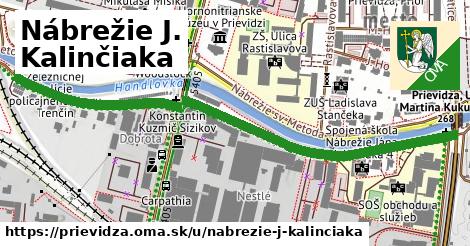 Nábrežie J. Kalinčiaka, Prievidza