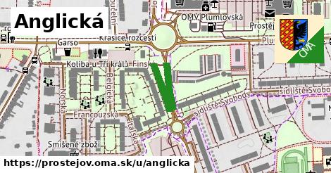 ilustrácia k Anglická, Prostějov - 215 m