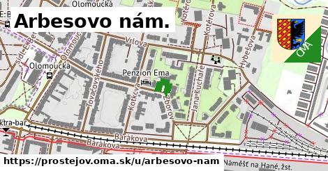 Arbesovo nám., Prostějov