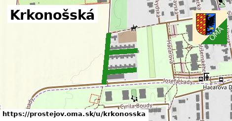 ilustrácia k Krkonošská, Prostějov - 260 m
