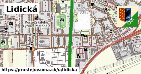 ilustrácia k Lidická, Prostějov - 1,02 km