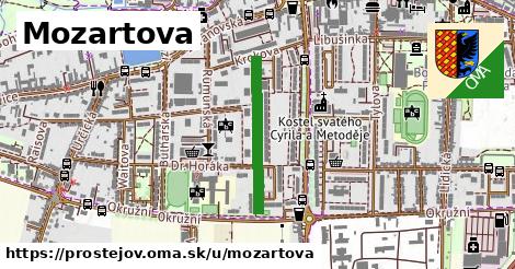 Mozartova, Prostějov