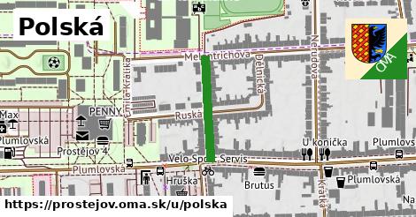 Polská, Prostějov