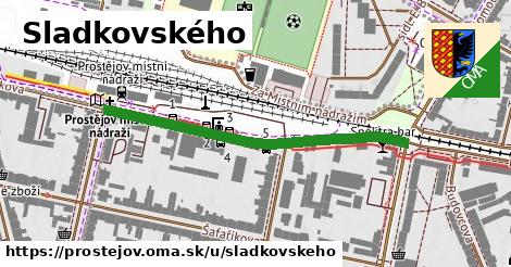 ilustrácia k Sladkovského, Prostějov - 443 m