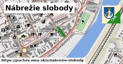 Nábrežie slobody, Púchov