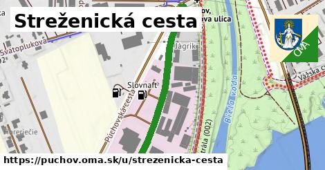 Streženická cesta, Púchov