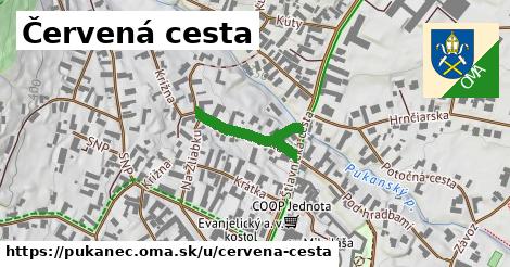 Červená cesta, Pukanec