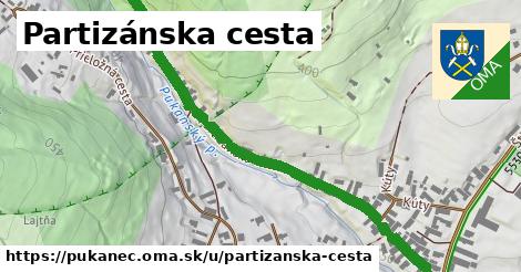 ilustrácia k Partizánska cesta, Pukanec - 0,71 km