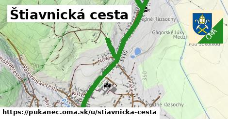 Štiavnická cesta, Pukanec