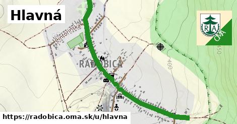 ilustrácia k Hlavná, Radobica - 1,37 km