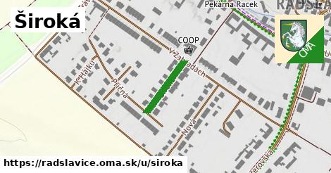 Široká, Radslavice