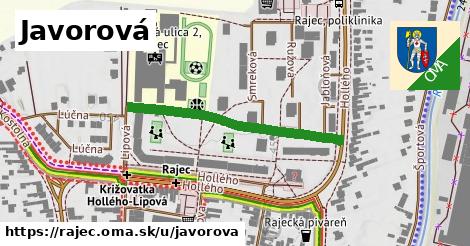 Javorová, Rajec