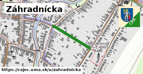 Záhradnícka, Rajec