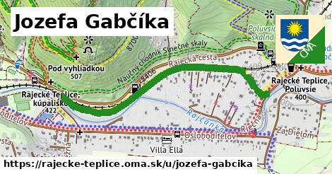 Jozefa Gabčíka, Rajecké Teplice