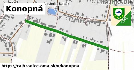 Konopná, Rajhradice