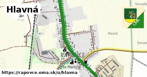 ilustrácia k Hlavná, Rapovce - 1,29 km