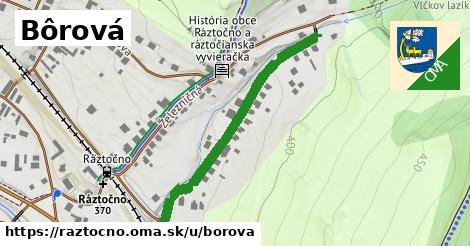 ilustrácia k Bôrová, Ráztočno - 405 m